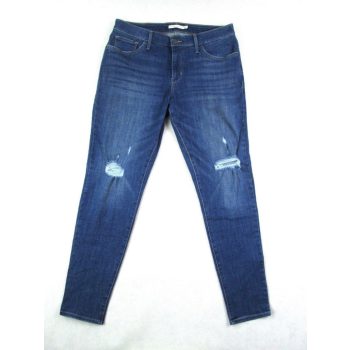   LEVIS 310 SHAPING SUPER SKINNY NŐI (L - 16W) KÉK SZTRECCSES KOPTATOTT FARMER