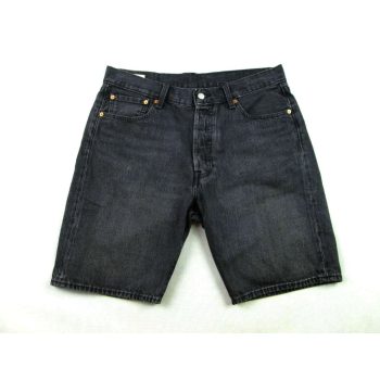   LEVIS 501 FÉRFI (L - W34) SÖTÉTSZÜRKE FARMER RÖVIDNADRÁG / TÉRDNADRÁG