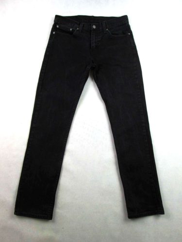 LEVIS 511 FÉRFI (M - W31 / L30) FEKETE ENYHÉN SZTRECCSES FARMER