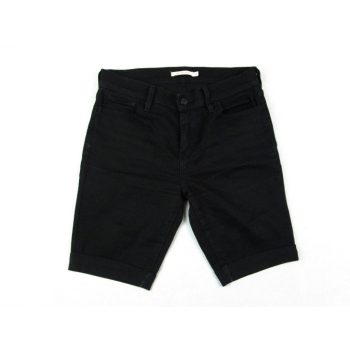   LEVIS 710 SUPER SKINNY NŐI (M - W29) FEKETE SZTRECCSES RÖVIDNADRÁG / TÉRDNADRÁG