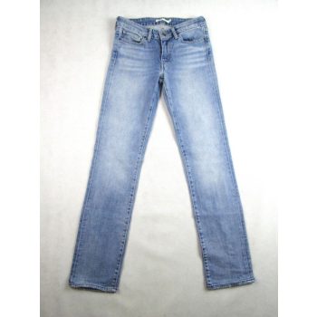   LEVIS 714 STRAIGHT NŐI (S - W27 / L34) VILÁGOSKÉK SZTRECCSES FARMERNADRÁG