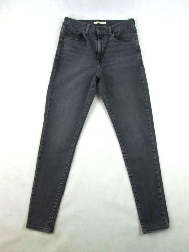 LEVIS 720 HIGH RISE SUPER SKINNY NŐI (M - W30) SÖTÉTSZÜRKE SZTRECCSES FARMERNADRÁG