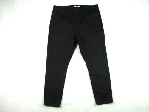 LEVIS 721 HIGH RISE SKINNY NŐI (XL - 18W) FEKETE SZTRECCSES FARMER