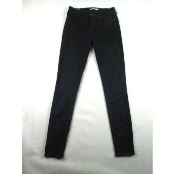   LEVIS 721 HIGH RISE SKINNY NŐI (M - W28 / L34) FEKETE SZTRECCSES MAGAS DEREKÚ FARMER