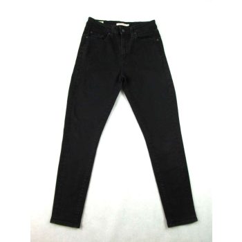   LEVIS 721 HIGH RISE SKINNY NŐI (M - W29 / L28) SZTRECCSES FEKETE FARMER