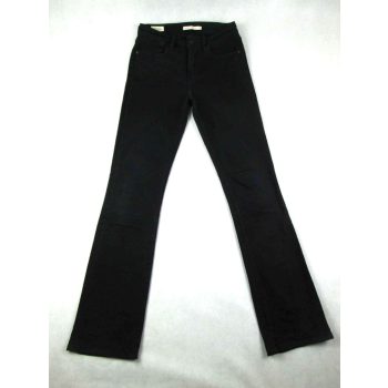   ÚJ! LEVIS 725 HIGH RISE BOOTCUT NŐI (M / S - W28 / L34) FEKETE SZTRECCSES FARMER