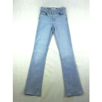   LEVIS 725 HIGH RISE BOOTCUT NŐI (S - W27 / L34) VILÁGOSKÉK SZTRECCSES FARMER