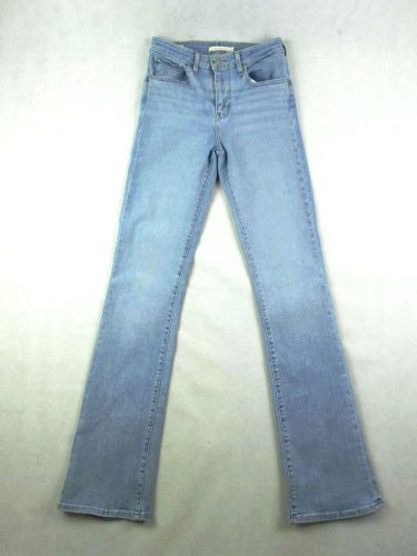 LEVIS 725 HIGH RISE BOOTCUT NŐI (S - W27 / L34) VILÁGOSKÉK SZTRECCSES FARMER