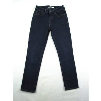   LEVIS CLASSIC MID RISE SKINNY NŐI (S - W27 / L28) SÖTÉTKÉK SZTRECCSES FARMER