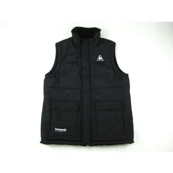   ÚJ! LE COQ SPORTIF FEKETE (XL) FÉRFI KIFORDÍTHATÓ 2IN1 BÉLELT MELLÉNY