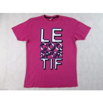 LE COQ SPORTIF SPORTOS RÖVID UJJÚ FÉRFI (2XL) LILA PÓLÓ