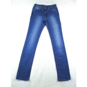   LEVIS DEMI CURVE MID RISE STRAIGHT NŐI (S - W28) KÉK SZTRECCSES FARMER