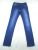 LEVIS DEMI CURVE MID RISE STRAIGHT NŐI (S - W28) KÉK SZTRECCSES FARMER