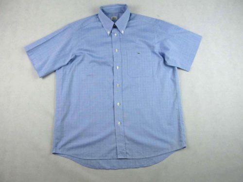 LACOSTE ELEGÁNS RÖVID UJJÚ FÉRFI (L) VILÁGOSKÉK ING