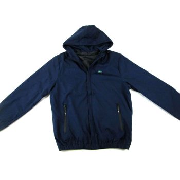   LACOSTE FÉRFI (L / XL) ÁTMENETI SÖTÉTKÉK KABÁT / DZSEKI