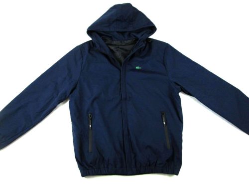 LACOSTE FÉRFI (L / XL) ÁTMENETI SÖTÉTKÉK KABÁT / DZSEKI