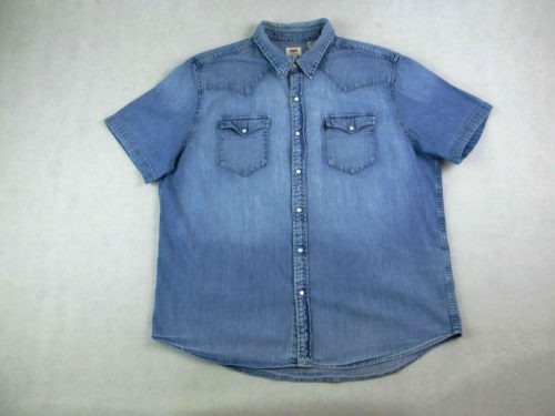 LEVIS FÉRFI (2XL) VILÁGOSKÉK RÖVID UJJÚ FARMERING