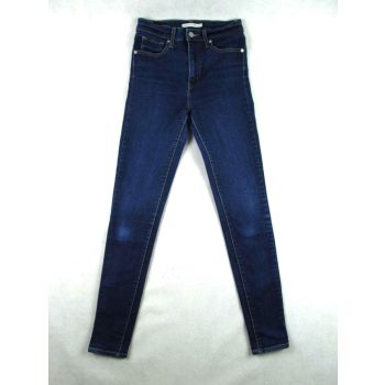    LEVIS MILE HIGH SUPERS SKINNY NŐI (S - W27 / L30) KÉK SZTRECCSES FARMER