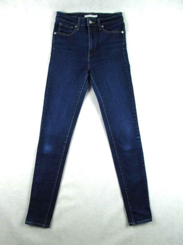  LEVIS MILE HIGH SUPERS SKINNY NŐI (S - W27 / L30) KÉK SZTRECCSES FARMER