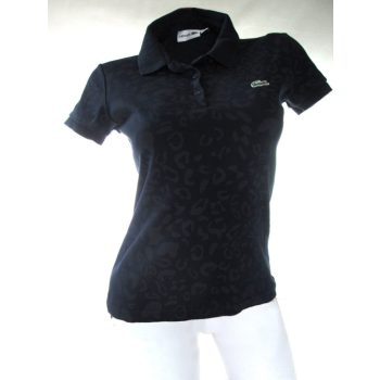   LACOSTE RÖVID UJJÚ NŐI (S) SÖTÉTKÉK-SÖTÉTSZÜRKE GALLÉROS PÓLÓ FELSŐ