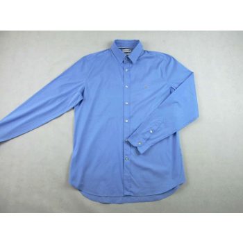   LACOSTE SLIM FIT FÉRFI (L) ELEGÁNS HOSSZÚ UJJÚ RUGALMAS VILÁGOSKÉK ING