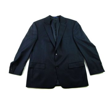   MARIO BARUTTI FÉRFI (XL / 2XL - 54-ES) NAGYON KOMOLY VÉKONY CSÍKOS FEKETE ZAKÓ