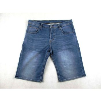  MUSTANG CHICAGO SHORT FÉRFI (L - W33) KÉK SZTRECCSES FARMER RÖVIDNADRÁG / TÉRDNADRÁG