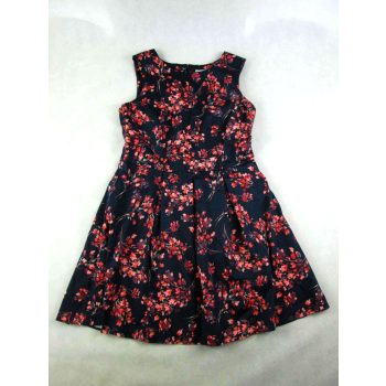   MARIE LUND COPENHAGEN (VAN GRAAF) NŐI (L) NAGYON SZÉP RUGALMAS FEKETE-KORALL GYÖNYÖRŰ RUHA