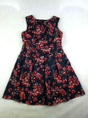 MARIE LUND COPENHAGEN (VAN GRAAF) NŐI (L) NAGYON SZÉP RUGALMAS FEKETE-KORALL GYÖNYÖRŰ RUHA