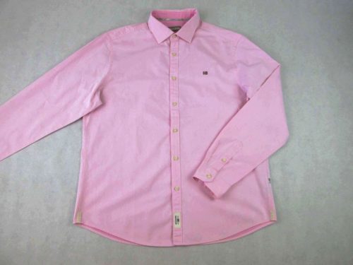 NAPAPIJRI FÉRFI (2XL) ELEGÁNS HOSSZÚ UJJÚ RÓZSASZÍN ING