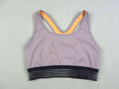 NIKE NŐI (S) PASZTELL-LILA SPORT MELLTARTÓ ÁTTETSZŐ CSÍKOS PASSZÉVAL