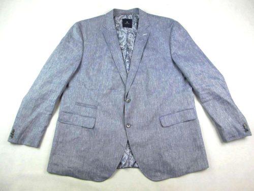 PIERRE CARDIN LUCAS FÉRFI (3XL - 60-as) KÉKES-SZÜRKE ELEGÁNS NAGYON KOMOLY ZAKÓ