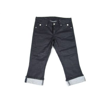   PEPE JEANS NŐI (L - W29) FÉNYES SÖTÉTKÉKES-SZÜRKE 5/3-OS NADRÁG / FÉNYES HATÁSÚ FARMER