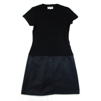 REPLAY FEKETE RÖVID UJJÚ NŐI (S) RUGALMAS ANYAGÚ RUHA