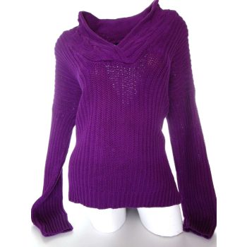 RALPH LAUREN ELEGÁNS NŐI (L) LILA HOSSZÚ UJJÚ PULÓVER