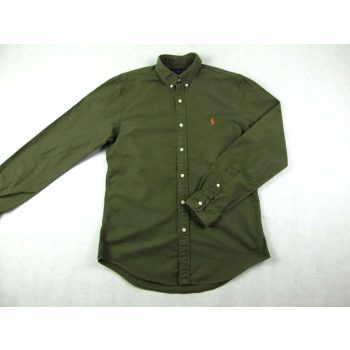   RALPH LAUREN FÉRFI (M) ELEGÁNS HOSSZÚ UJJÚ MILITARY-ZÖLD ING