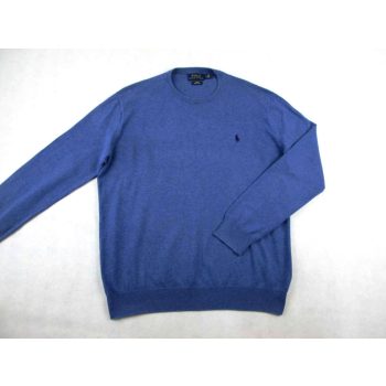RALPH LAUREN FÉRFI (M) ELEGÁNS PASZTELL-KÉK PULÓVER