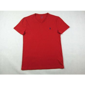 RALPH LAUREN FÉRFI (S) RÖVID UJJÚ MEGGYPIROS PAMUT PÓLÓ