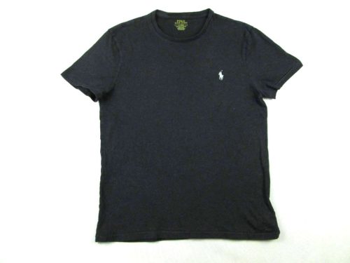 RALPH LAUREN FÉRFI (M) SÖTÉTSZÜRKE RÖVID UJJÚ RUGALMAS ANYAGÚ PÓLÓ