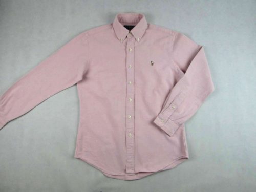 RALPH LAUREN SLIM FIT FÉRFI (M) ELEGÁNS HOSSZÚ UJJÚ PASZTELL-RÓZSASZÍN ING