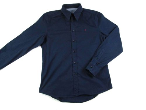 REPLAY SLIM FIT SÖTÉTKÉK HOSSZÚ UJJÚ FÉRFI (L) ING