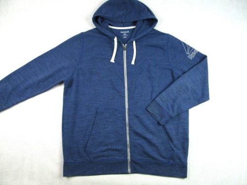 REEBOK SÖTÉTKÉK HOSSZÚ UJJÚ FÉRFI (2XL / 3XL) KAPUCNIS KARDIGÁN