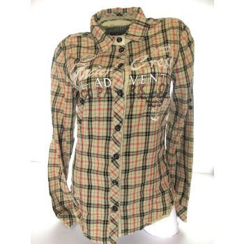   SOCCX (CAMP DAVID) ELEGÁNS KOCKÁS HOSSZÚ UJJÚ NŐI (M) ING