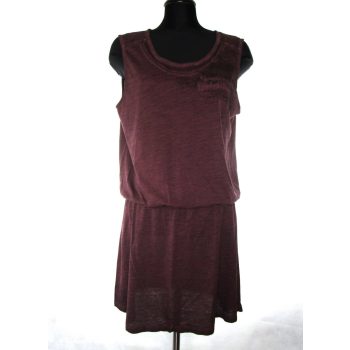   SOCCX (CAMP DAVID) NAGYON SZÉP NŐI (M) SÖTÉTBORDÓ RUGALMAS KÖNNYED KIS RUHA