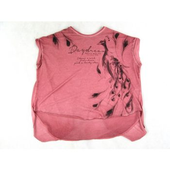   SOCCX (CAMP DAVID) RÖVID UJJÚ NŐI (2XL) MÁLYVA-PASZTELL-RÓZSASZÍN PÓLÓ FELSŐ