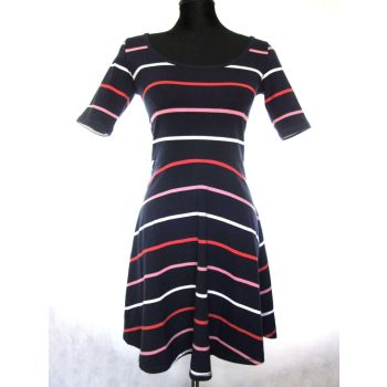   SUPERDRY CSODASZÉP SÖTÉTKÉK NŐI (S) RUGALMAS GYÖNYÖRŰ RUHA