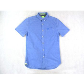 SUPERDRY ELEGÁNS PASZTELL-KÉK RÖVID UJJÚ FÉRFI (S) ING