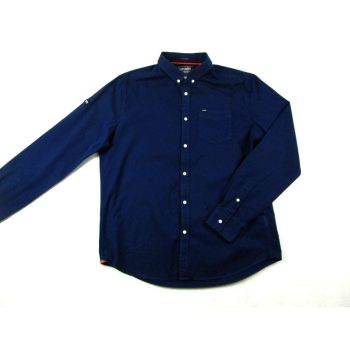 SUPERDRY FÉRFI (XL) HOSSZÚ UJJÚ ÉJ SÖTÉTKÉK ING