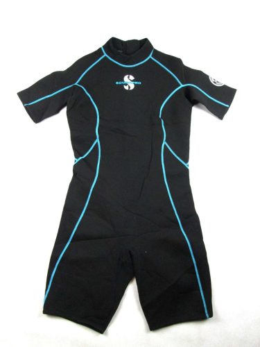 ÚJ! SCUBAPRO NŐI (2XL-46) FEKETE RÖVID UJJÚ NEOPRÉN NEDVES SUP RUHA BÚVÁRRUHA VIZISPORT RUHA