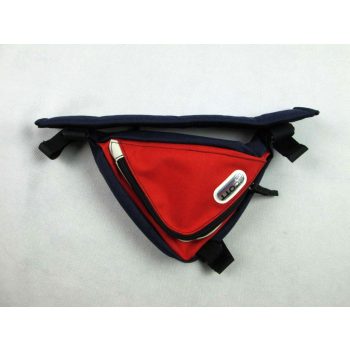   SCOTT PIROS SÖTÉTKÉK KERÉKPÁROS BICIKLIS HÁROMSZÖGTÁSKA